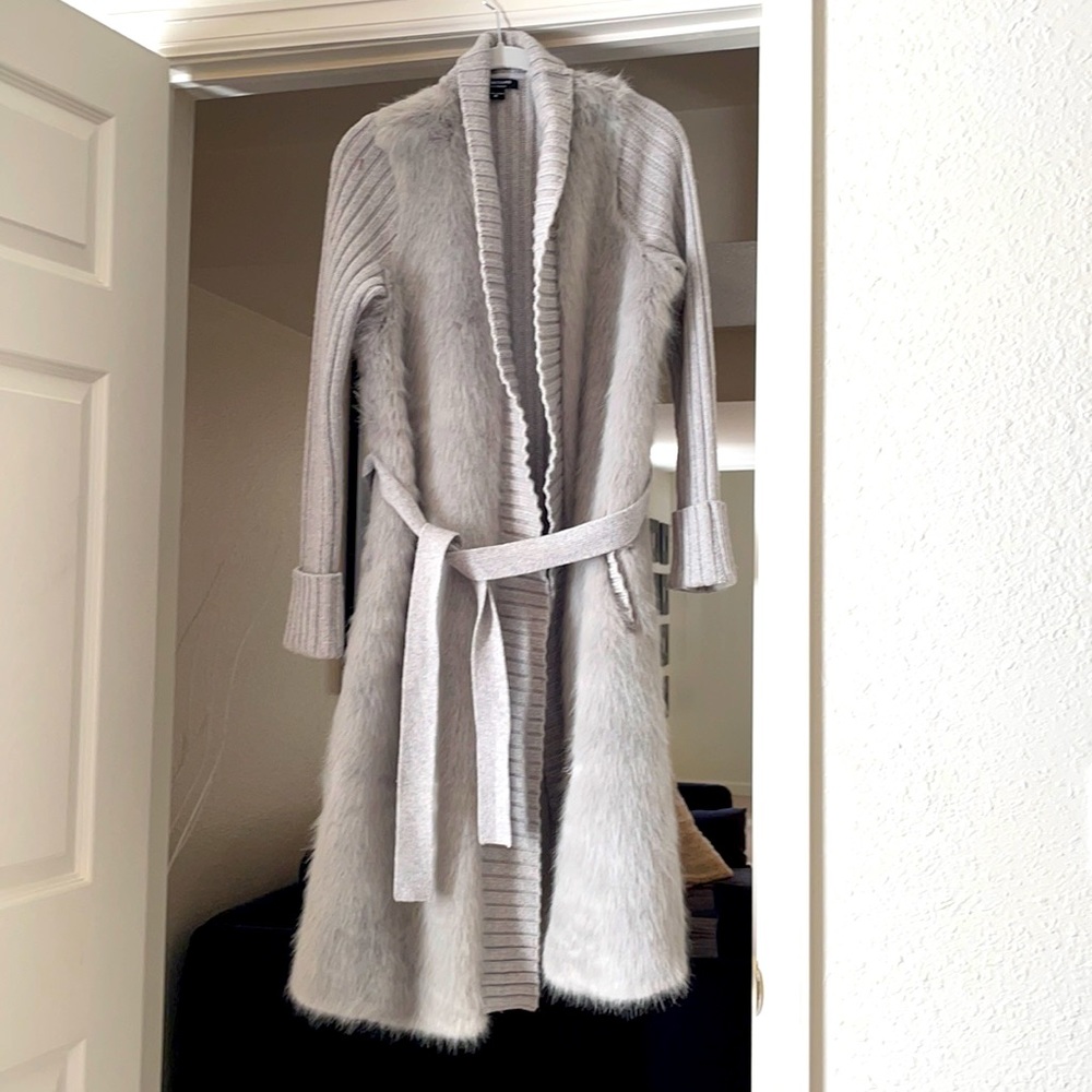 Long Faux Fur Guess Sweater